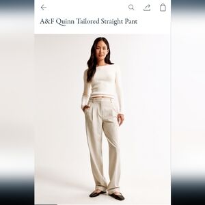 A&F Quinn Tailored Straight Pant (25)